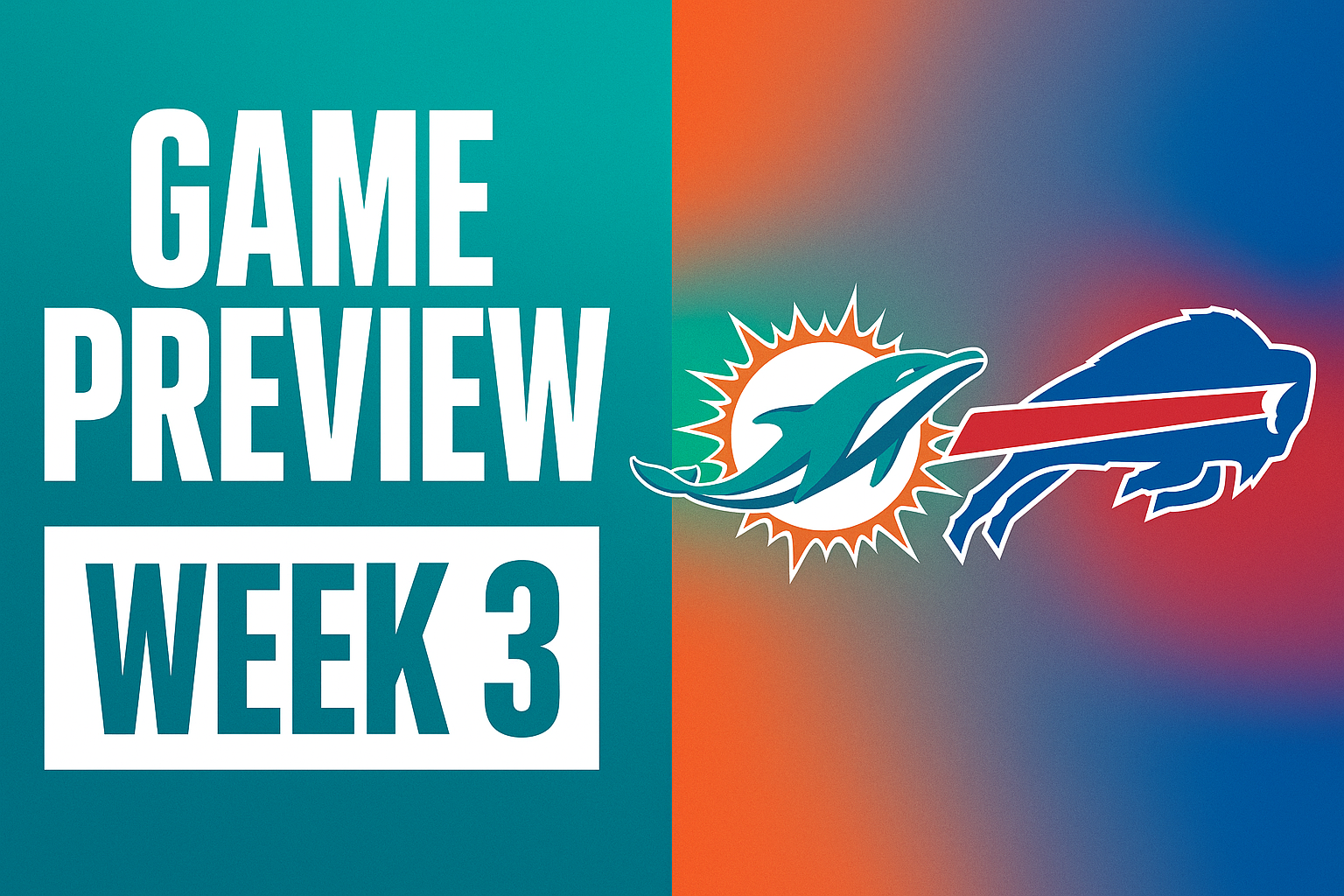 Thursday Night Football: Miami Dolphins vs. Buffalo Bills