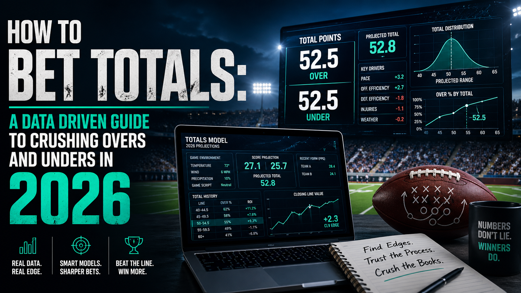 How to Bet Totals: A Data Driven Guide to Crushing Overs and Unders in 2026