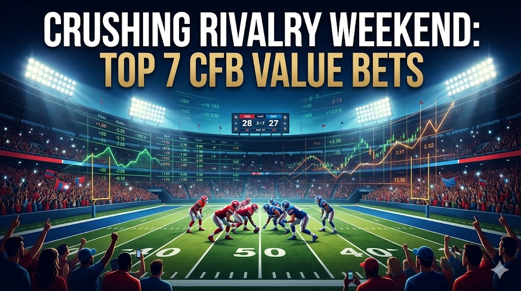Crushing Rivalry Weekend: 7 College Football Value Bets I’m Willing to Fire On
