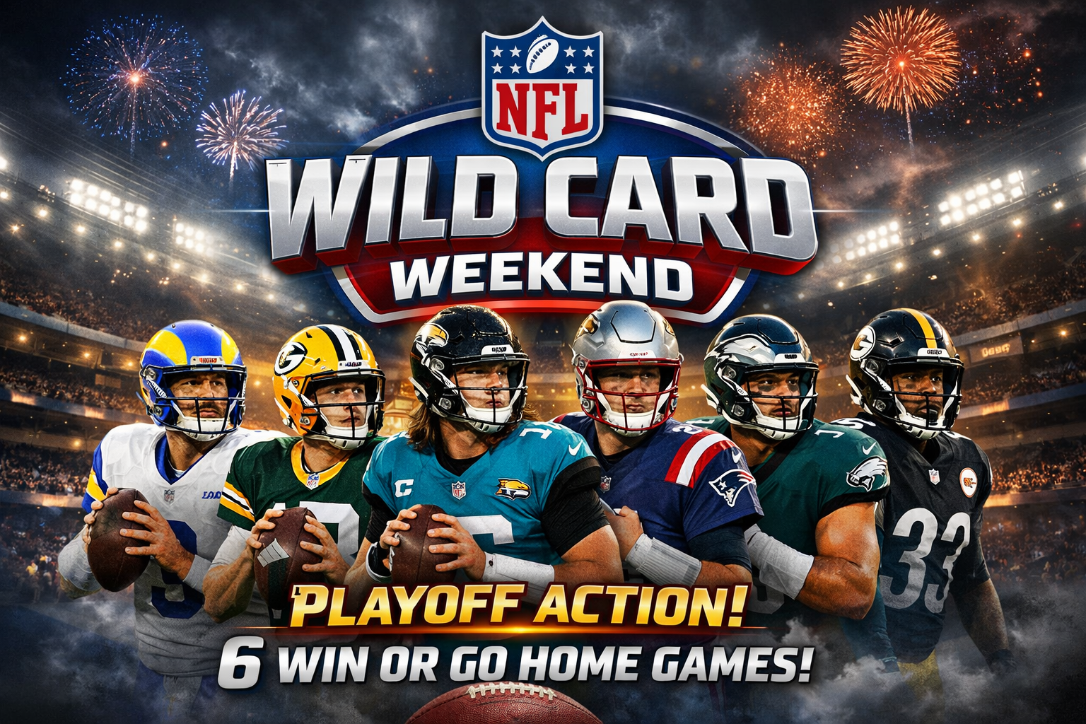 Six Games, Six Edges: The Ultimate NFL Wild Card Weekend Betting Best Bets