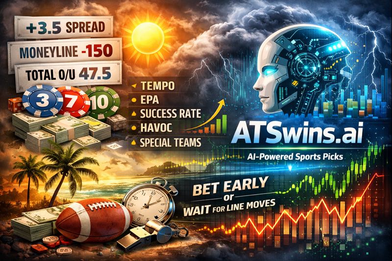 How to Beat the College Football Miami FL betting line Using Data & AI
