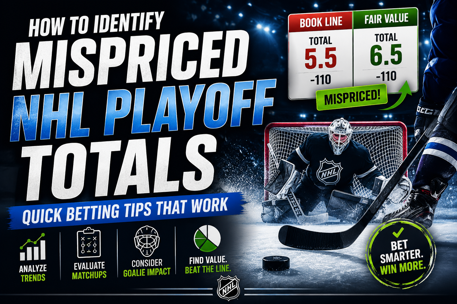 How to Identify Mispriced NHL Playoff Totals: Quick Betting Tips That Work