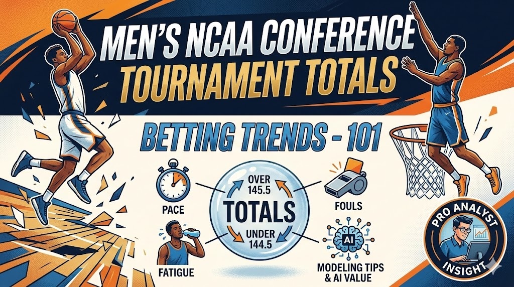 Men’s NCAA Conference Tournament Totals Betting Trends - 101