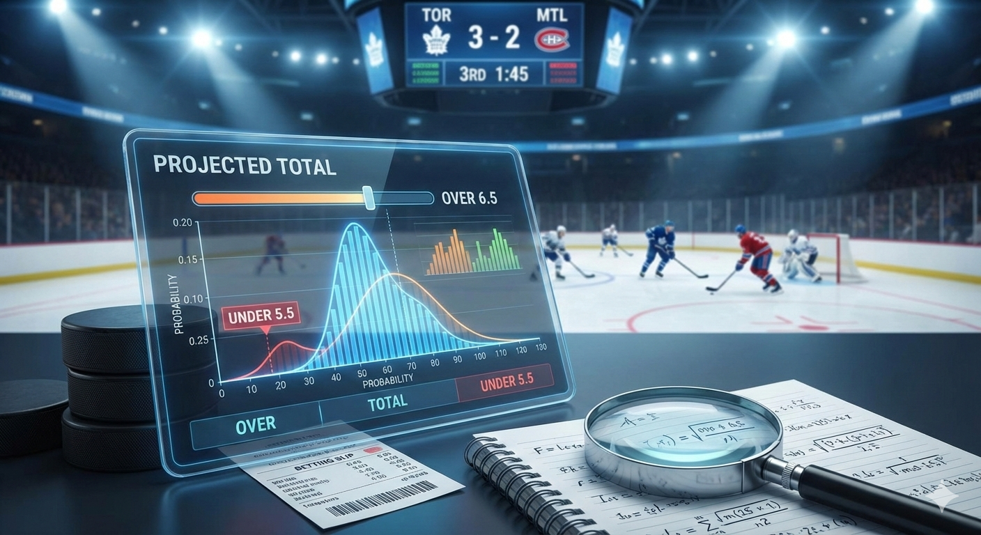 NHL Totals Projection Algorithm: Pricing Over and Under Lines the Right Way