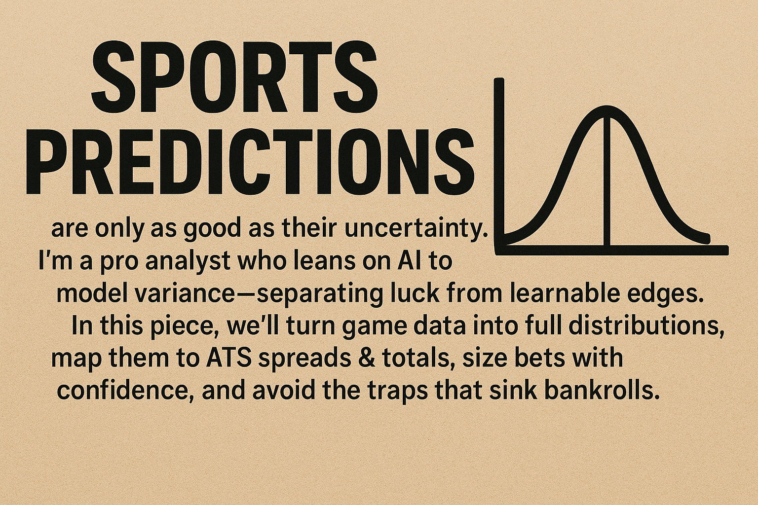 Sports Prediction Variance Model - How To Model Variance
