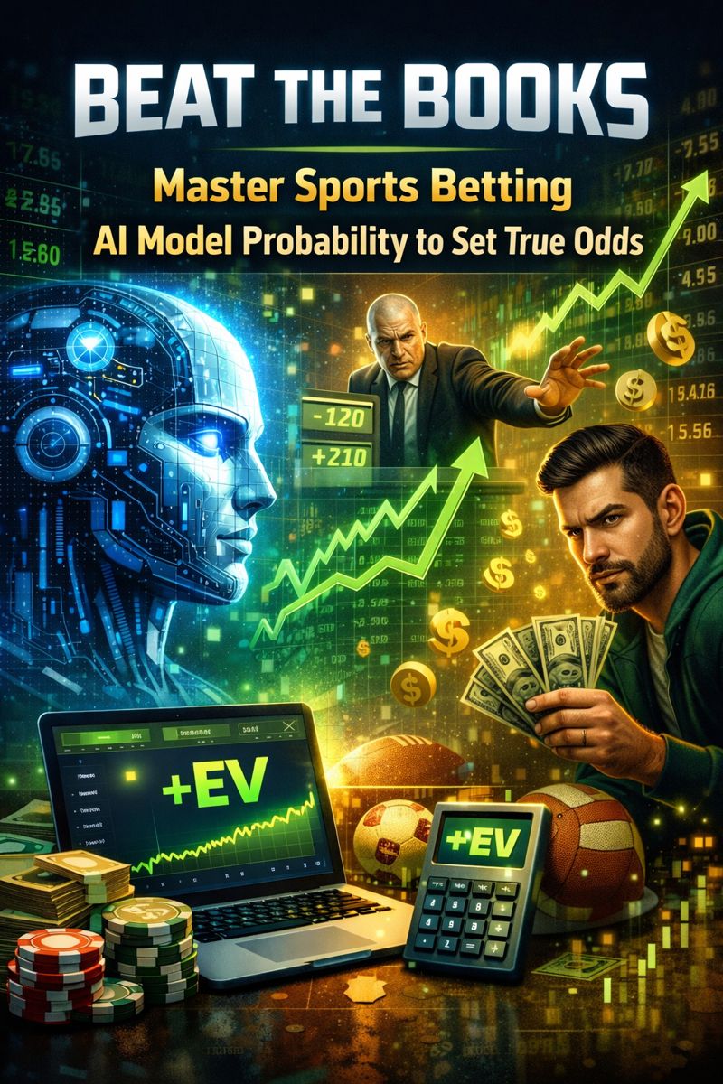 Beat the Books: Master Sports Betting AI Model Probability to Set True Odds