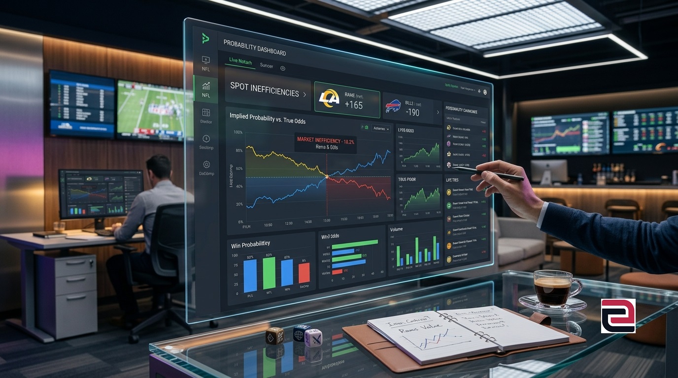 Spotting Market Inefficiencies Using a Sports Betting Probability Dashboard