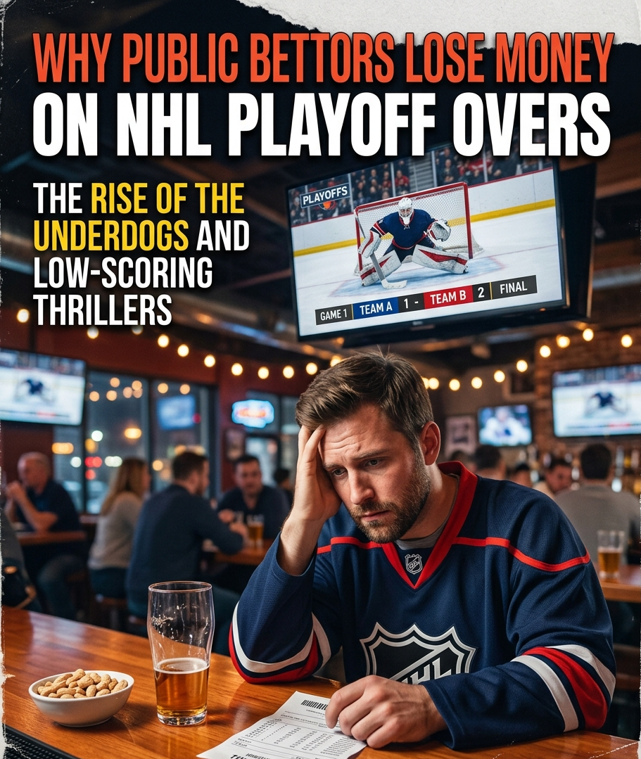 Why Public Bettors Lose Money on NHL Playoff Overs